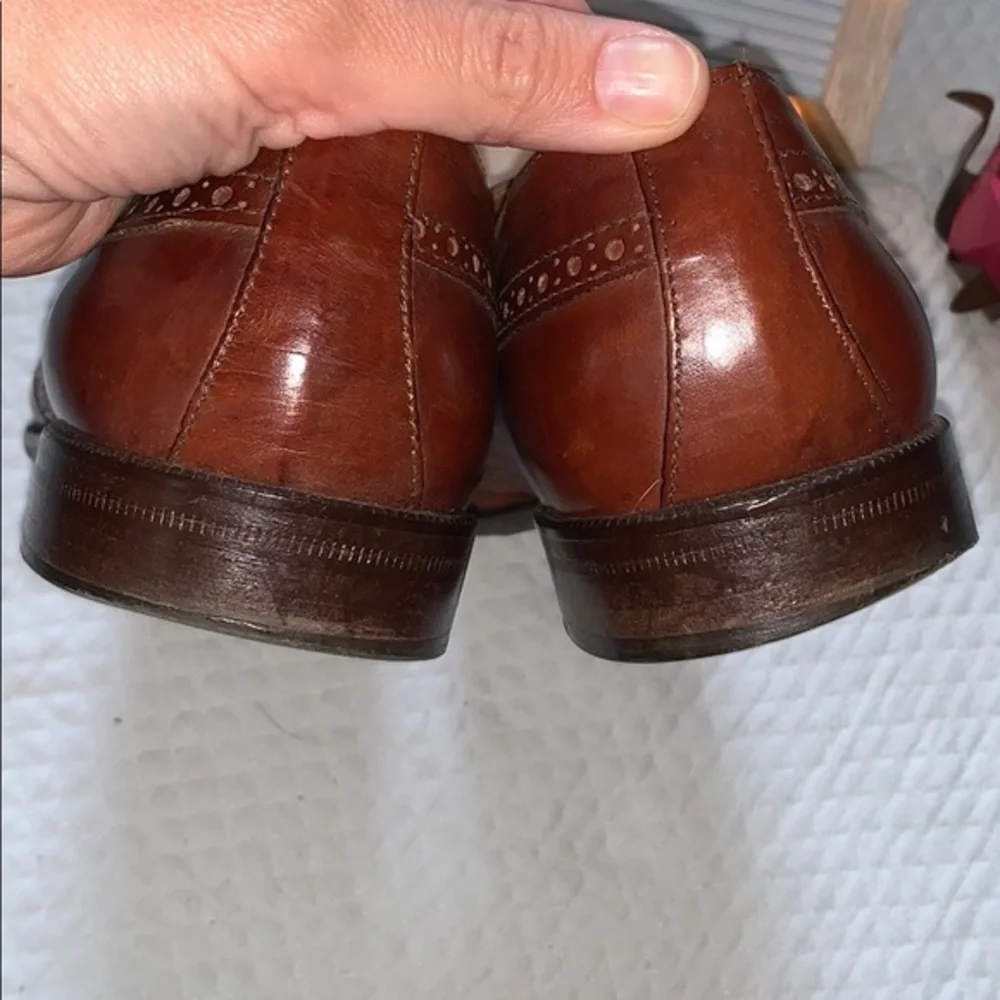 Cable & Co. Black Leather Oxford Dress Shoes VTG